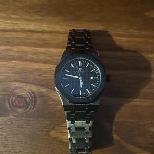 Black Stainless Steel Men's Watch